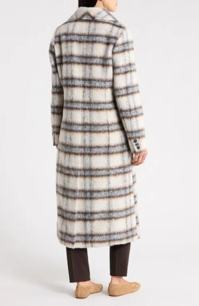 Bcbgeneration Plaid Wing Collar Coat In Multi