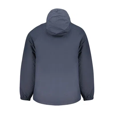 Timberland Blue Polyester Shell Jacket In Blue