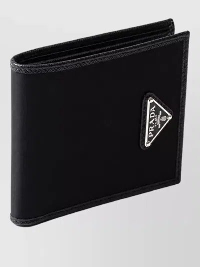 Prada Bi-fold Wallet In Black