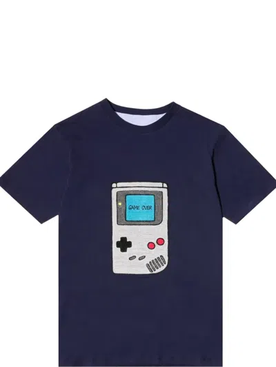 Lc23 Gameboy-patch T-shirt In Blue