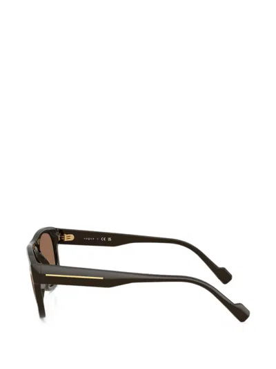 Vogue Eyewear Rectangular-frame Sunglasses In Brown