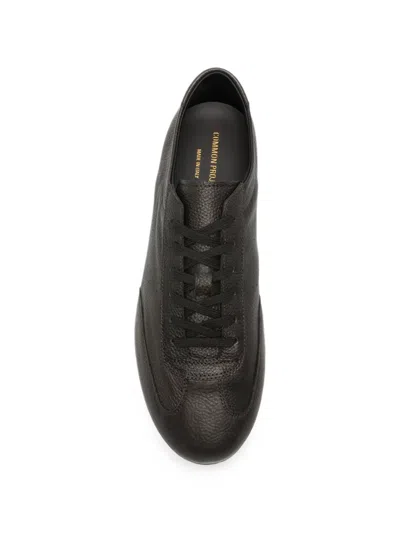 Common Projects Grain-leather Sneakers In Brown