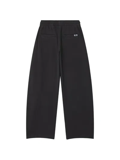 Chocoolate Logo-patch Drawstring Track Pants In Black