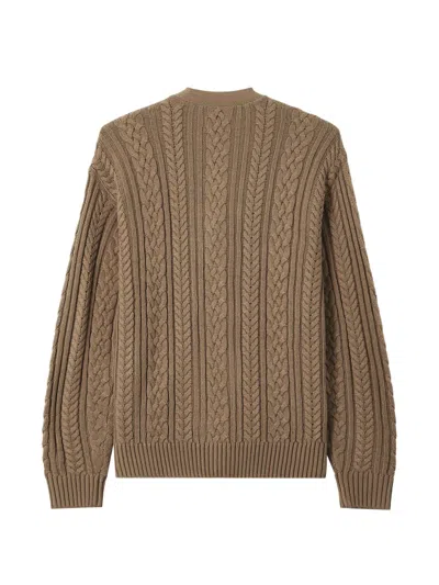 Chocoolate Cable-knit Cardigan In Multi