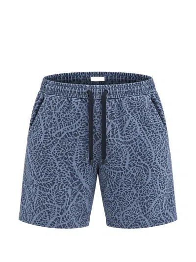 Crossley Abstract-pattern Shorts In Blue