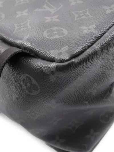 Pre-owned Louis Vuitton 2019 Apollo Monogram Eclipse Backpack In Black