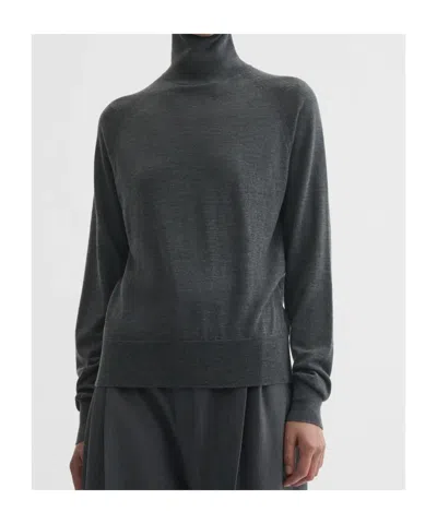 Phoebe Philo Merino Wool Pullover In Gray