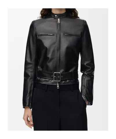 Loewe Biker Jacket In Black