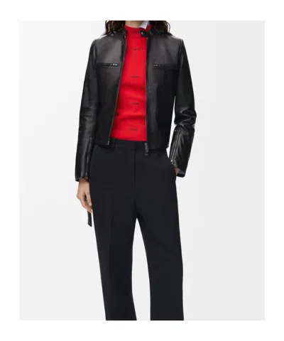 Loewe Biker Jacket In Black