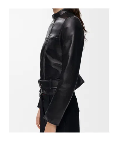 Loewe Biker Jacket In Black