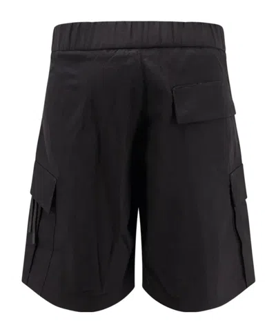 Herno Technical Cargo Shorts In Black