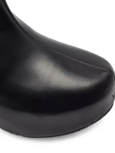 Pre-owned Givenchy G-clog Platform Ankle Boots In Black
