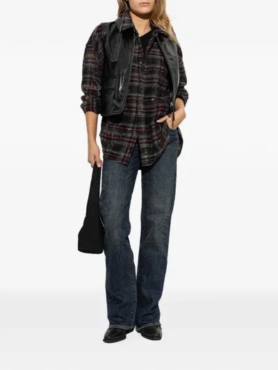 R13 Plaid-pattern Button-down Shirt In Multi