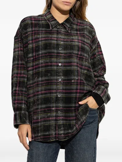 R13 Plaid-pattern Button-down Shirt In Multi