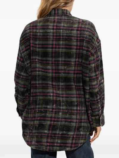 R13 Plaid-pattern Button-down Shirt In Multi