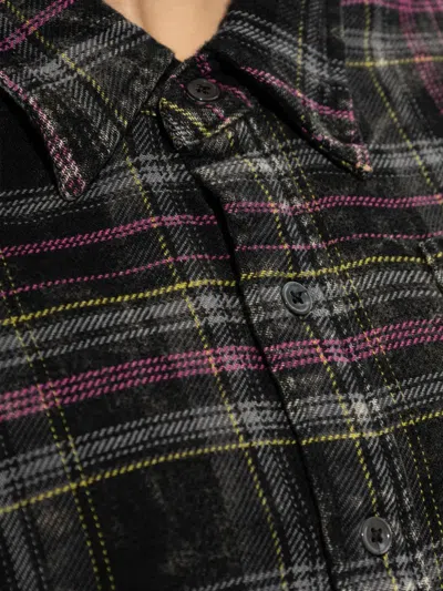 R13 Plaid-pattern Button-down Shirt In Multi