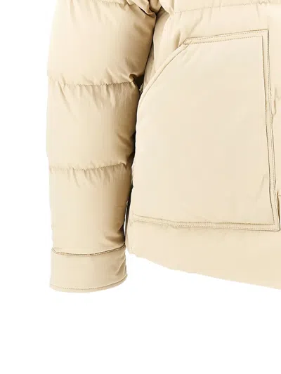 Herno Long-sleeved Padded Jacket In Neutral