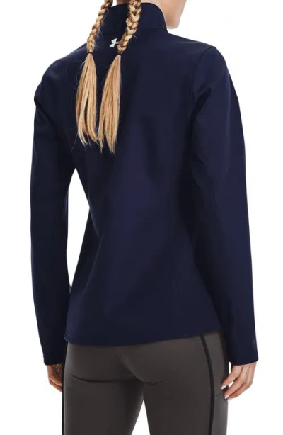 Under Armour Cgi Shield Zip Up Jacket In Blue