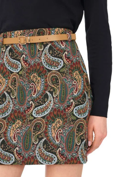 Halogen ® Belted Miniskirt In Multi