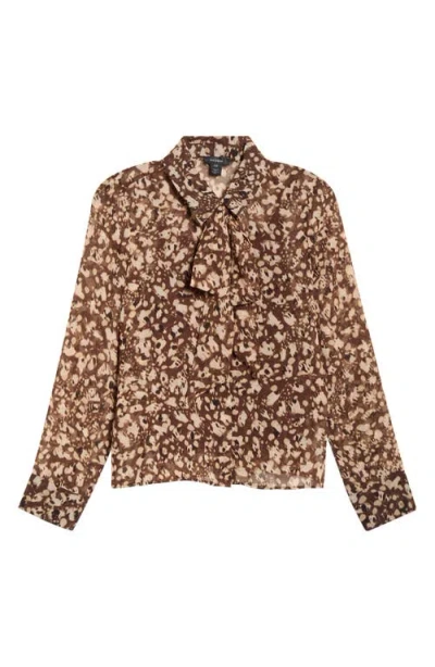 Halogen ® Tie Neck Top In Multi