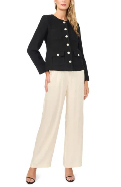 Halogen ® Collarless Jacket In Black
