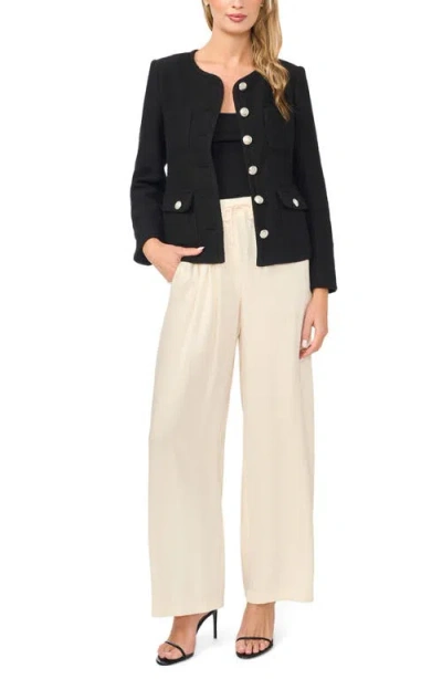 Halogen ® Collarless Jacket In Black