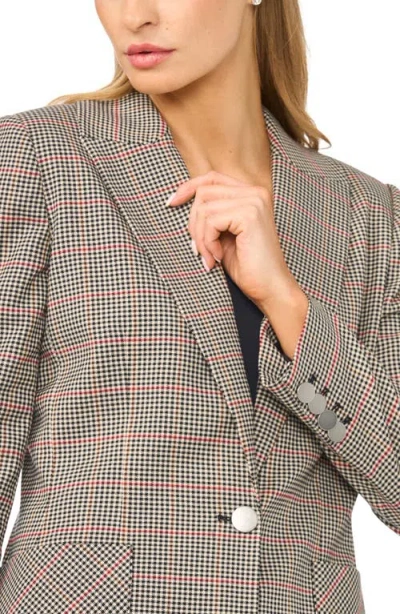 Halogen ® Print Single Button Blazer In Gold
