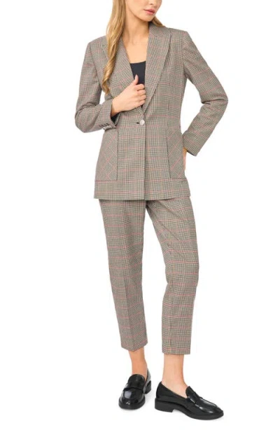 Halogen ® Print Single Button Blazer In Gold