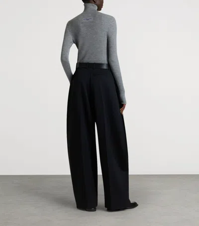 Givenchy Turtleneck Sweater In Wool And Silk In White