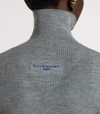 Givenchy Turtleneck Sweater In Wool And Silk In White