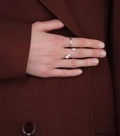 Repossi Platinum Berbere Ring In Silver