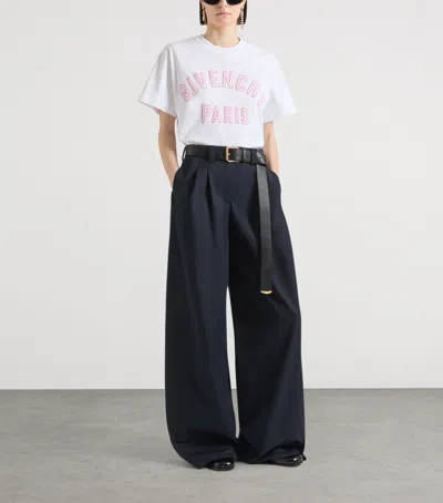 Givenchy Oversized Cotton Logo-print T-shirt In White