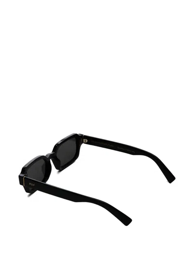 Retrosuperfuture Carino Rectangle-frame Sunglasses In Black