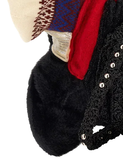 Junya Watanabe Patchwork Wool Cardigan In Multi