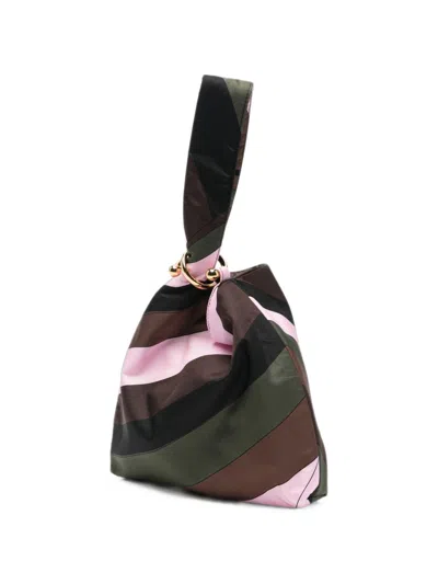 Pucci Top Handle Bag In Brown