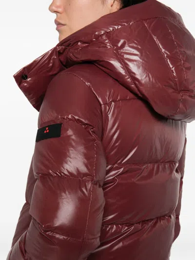 Peuterey Quilted Down Down Jacket In Red