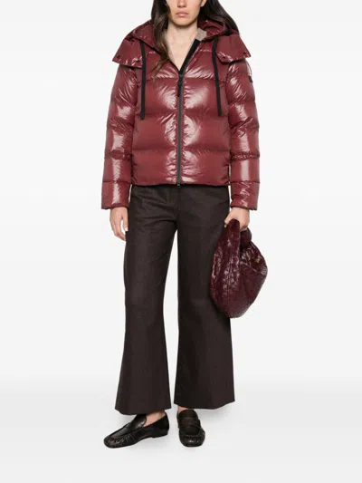 Peuterey Quilted Down Down Jacket In Red