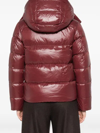 Peuterey Quilted Down Down Jacket In Red