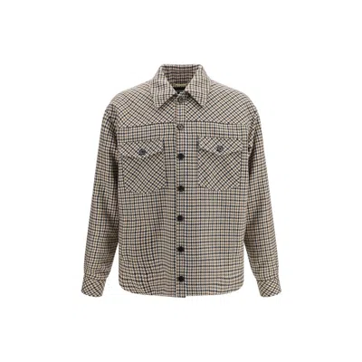 Dolce & Gabbana Brown Wool Oves Aries Full-length Jacket In Multi