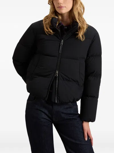 Woolrich Madison Short Down Jacket In Black