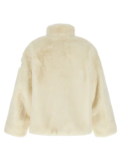 Tatras Plush Polyester Jacket In Neutral