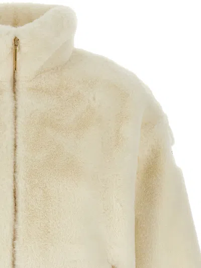 Tatras Plush Polyester Jacket In Neutral