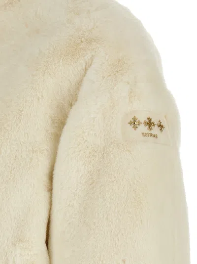 Tatras Plush Polyester Jacket In Neutral