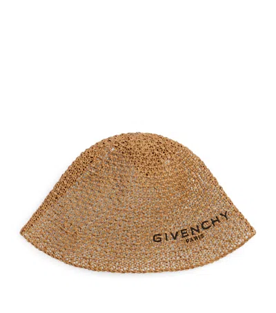 Givenchy Paris Raffia-effect Bob In Brown