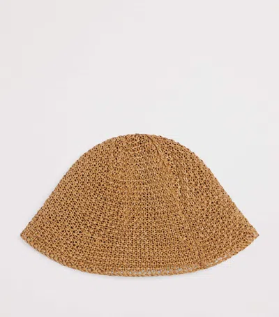 Givenchy Paris Raffia-effect Bob In Brown