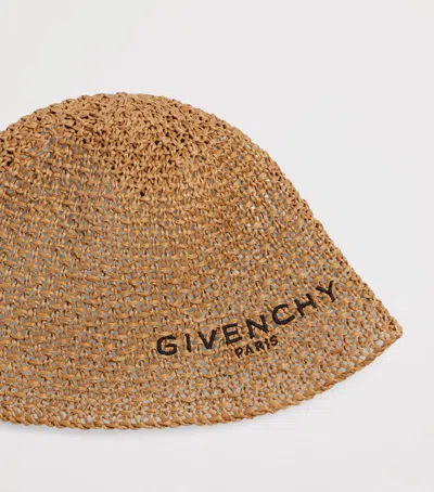 Givenchy Paris Raffia-effect Bob In Brown