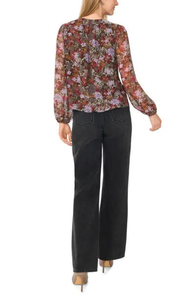 Halogen ® Long Sleeve Ruffle Top In Multi