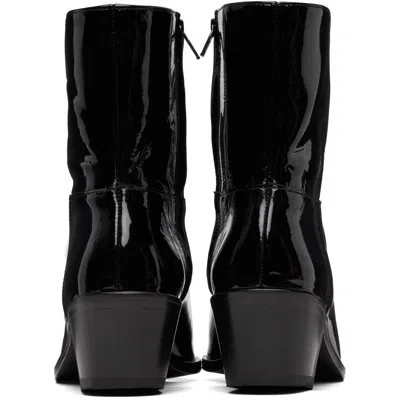 Ernest W Baker ブラック Sharp Toe ウエスタンブーツ In Black