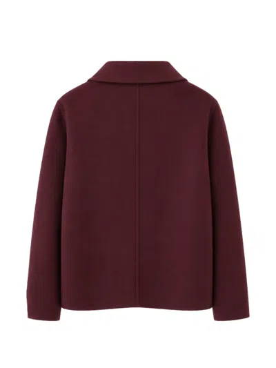 BUTTON-UP PATCH-POCKET COAT