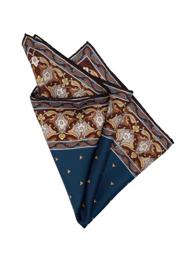 Elizabetta Enrico Patterned Pocket Square In Multi